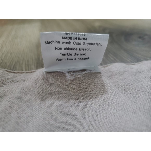 Lot Set of 6: AMAN Brown Beige Striped Placemat 100% Cotton 13x19 Made In India - Picture 9 of 9